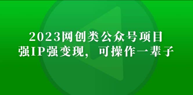 2023网创类公众号项目，强IP强变现，可操作一辈子-摘星网
