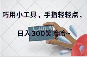 巧用小工具,每天动动手,轻松日入300+-摘星网