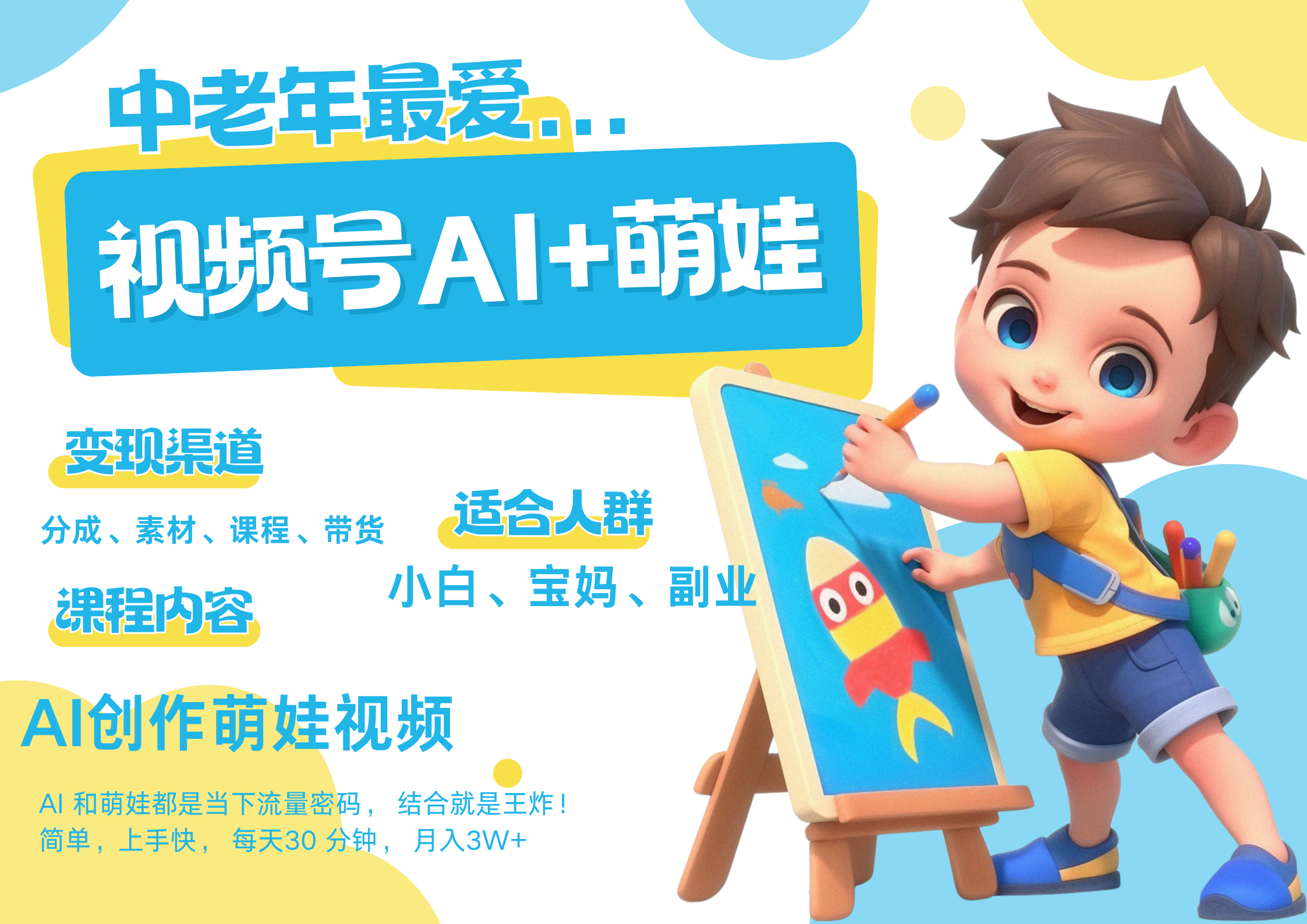 萌娃,又一爆款密码,小白3步上手,爆款率80%,每天十分钟,轻松AI变现萌娃搞钱,带货、素材、分成都非常猛,泼天流量,发布就爆!月入5W,抓紧学!-摘星网